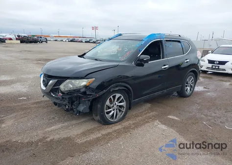 2014 Nissan Rogue Sl from USA, damaged, VIN 5N1AT2MT4EC773373